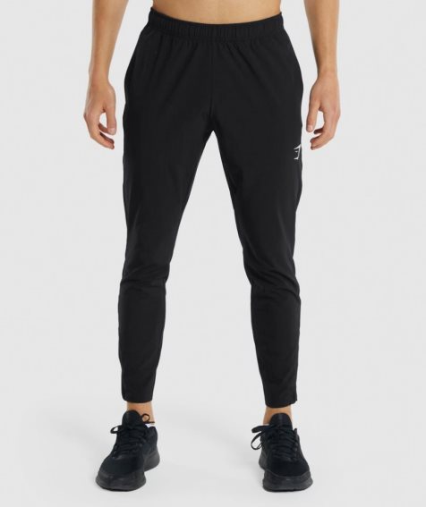 Spodnie Do Biegania Gymshark Arrival Woven Męskie Czarne | PL 867LWG